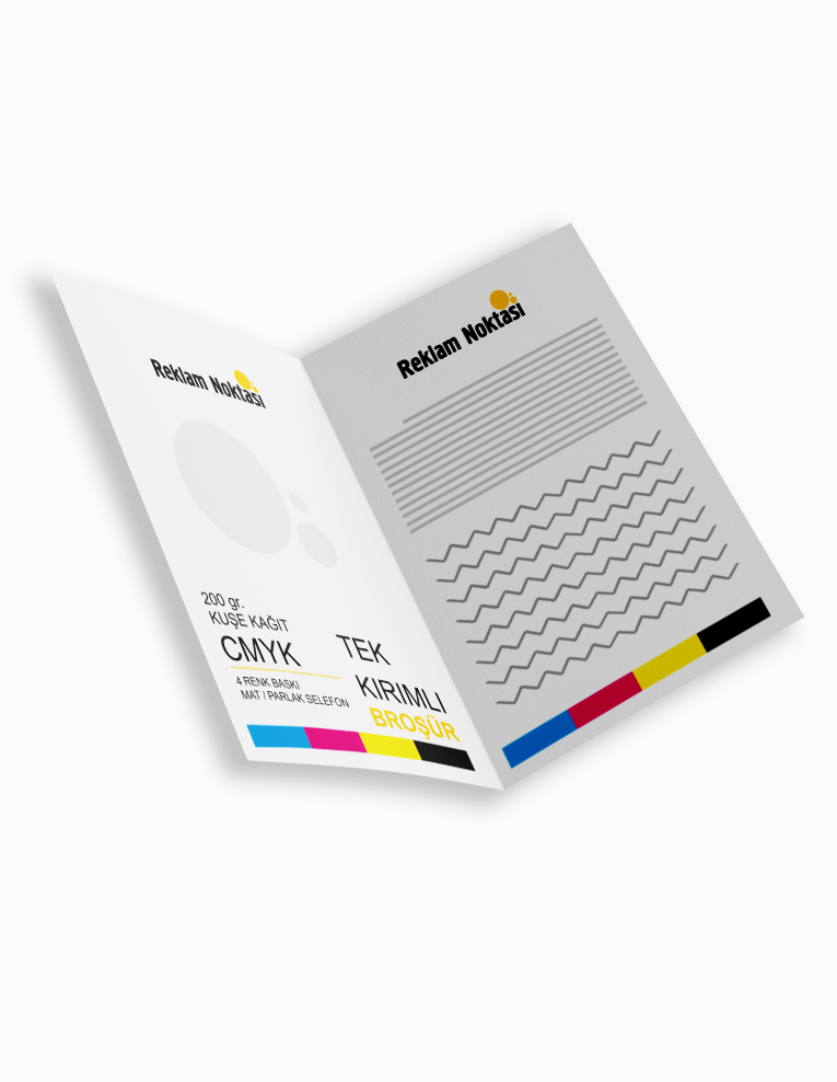 A3 Kırımlı Broşür Selefonlu