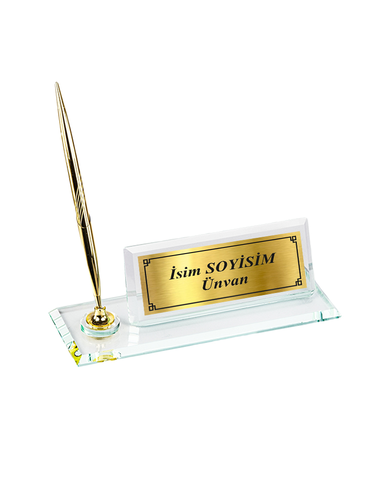 Bursa Kristal Masa İsimliği RM538