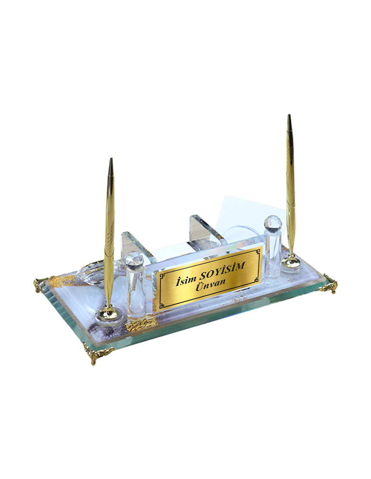 Mersin Kristal Masa İsimliği RM402