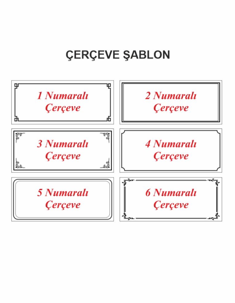 Rize Kristal Masa İsimliği 5005