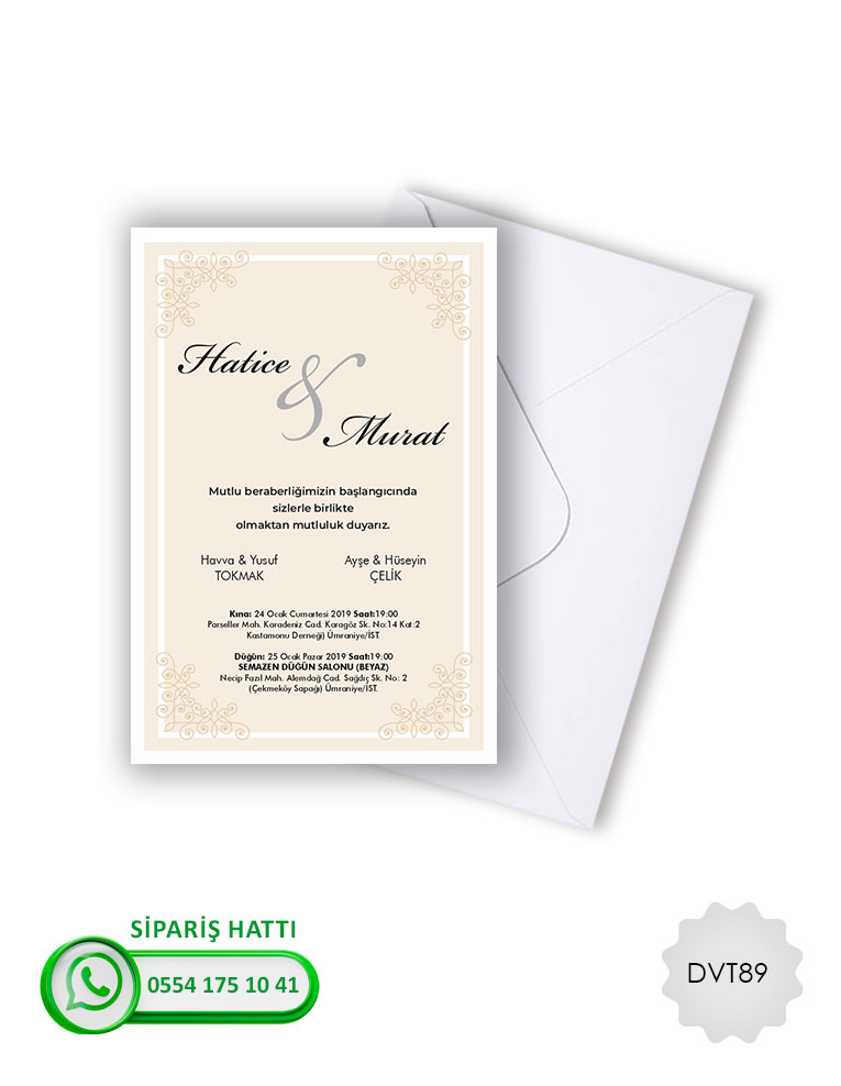 DAVETİYE 089