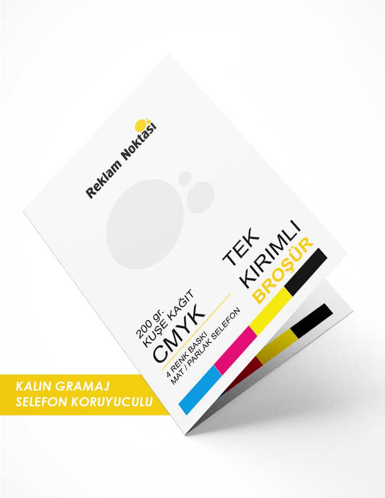 A3 Kırımlı Broşür Selefonlu