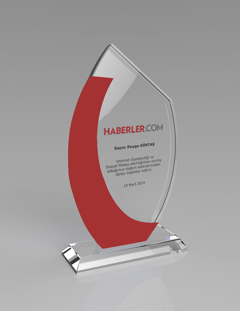 Kristal Plaket RN123K