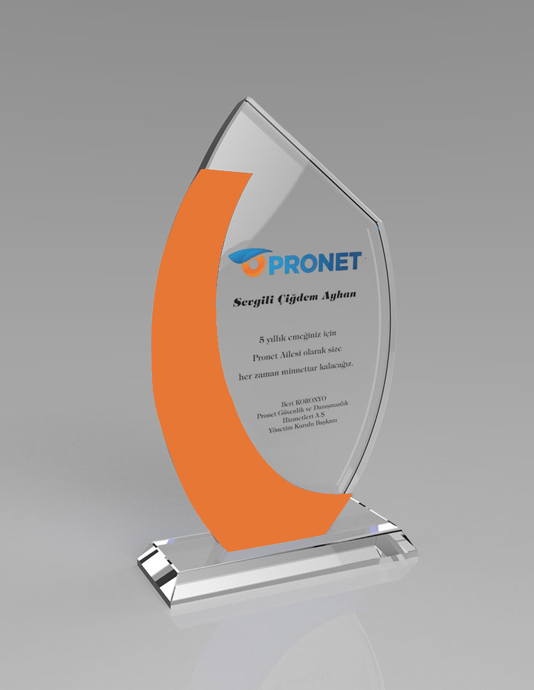 Kristal Plaket RN123T