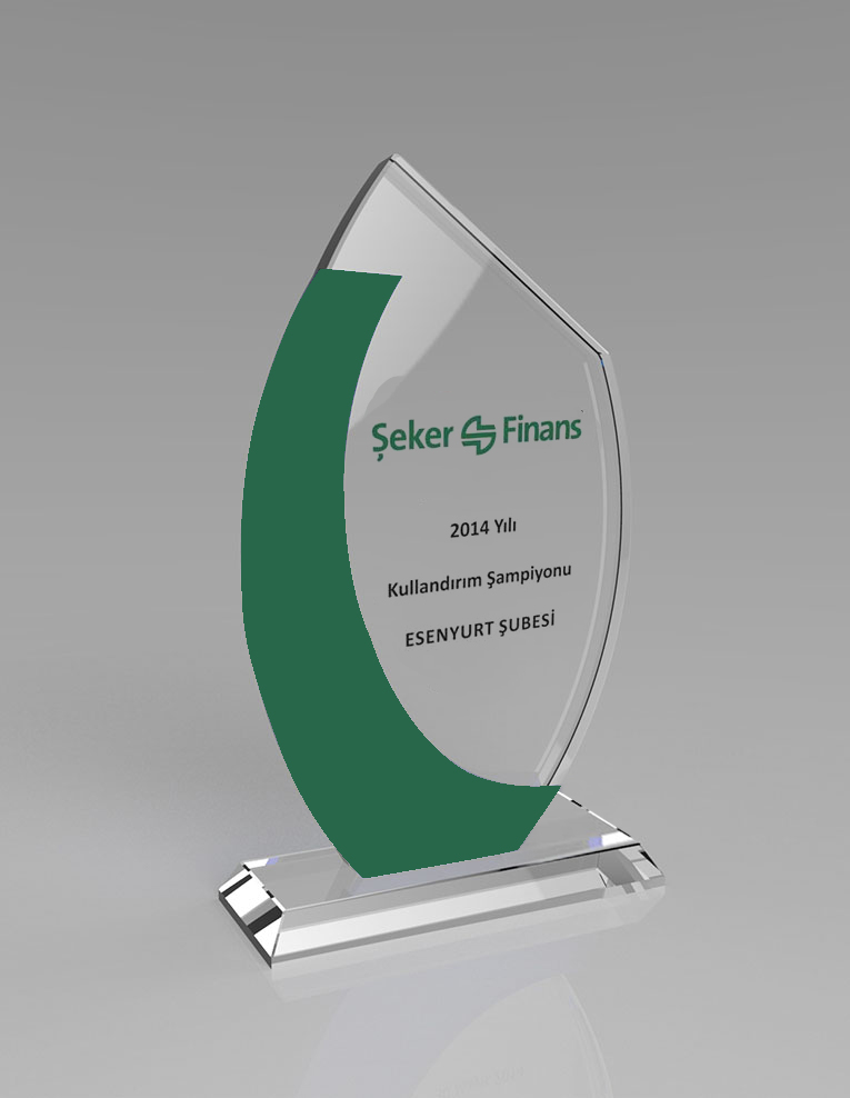 Kristal Plaket RN123Y