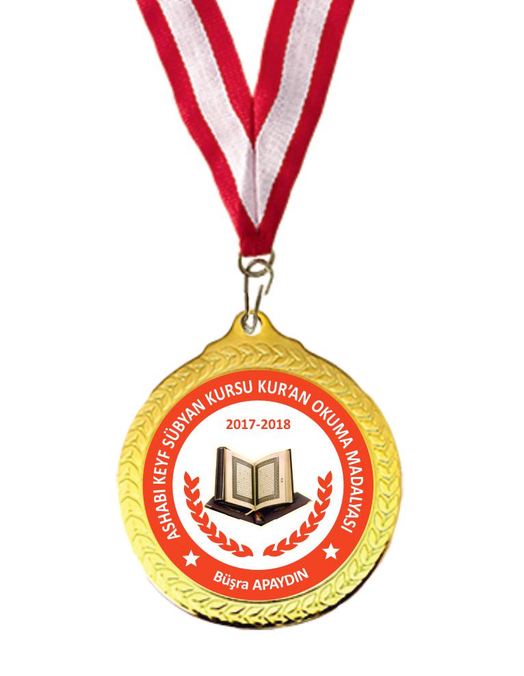 KUR'AN OKUYORUM MADALYASI