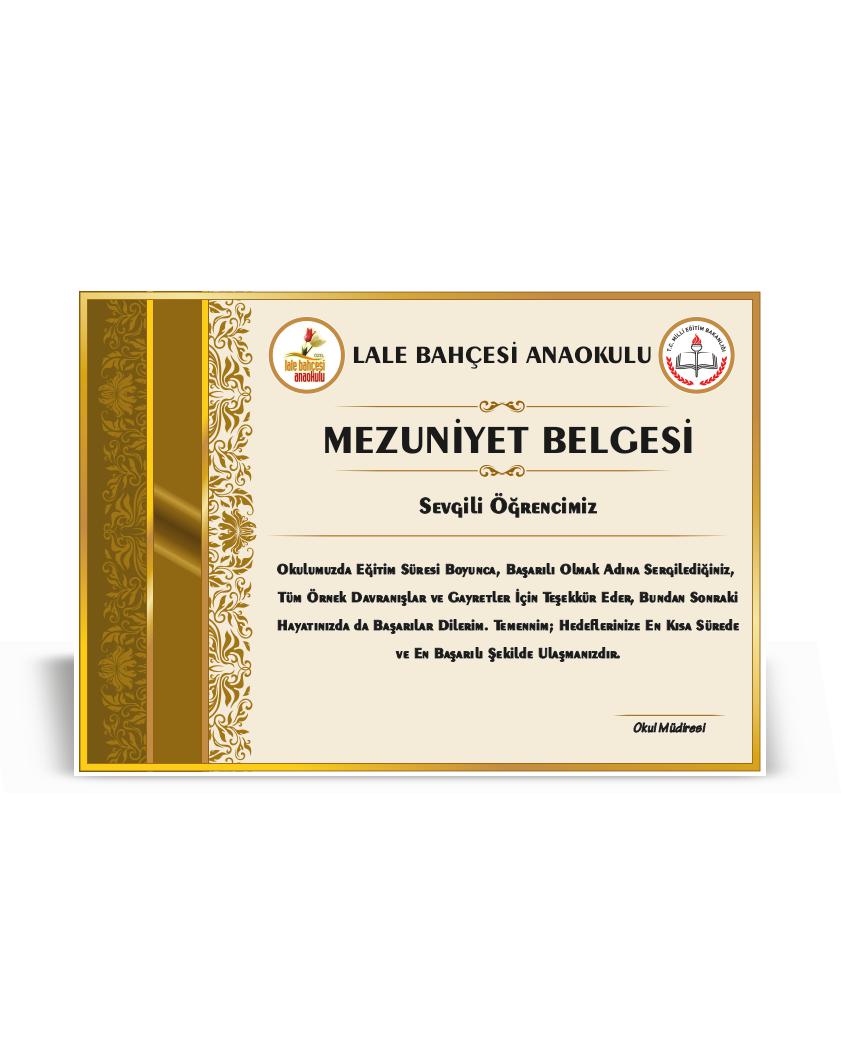 MEZUNİYET BELGESİ