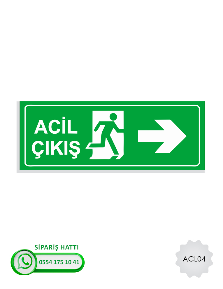 Acil Çıkış İlk Yardım Levhası