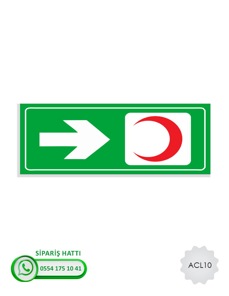 Acil Çıkış İlk Yardım Levhası