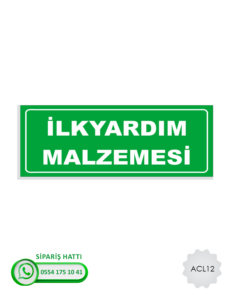 Acil Çıkış İlk Yardım Levhası
