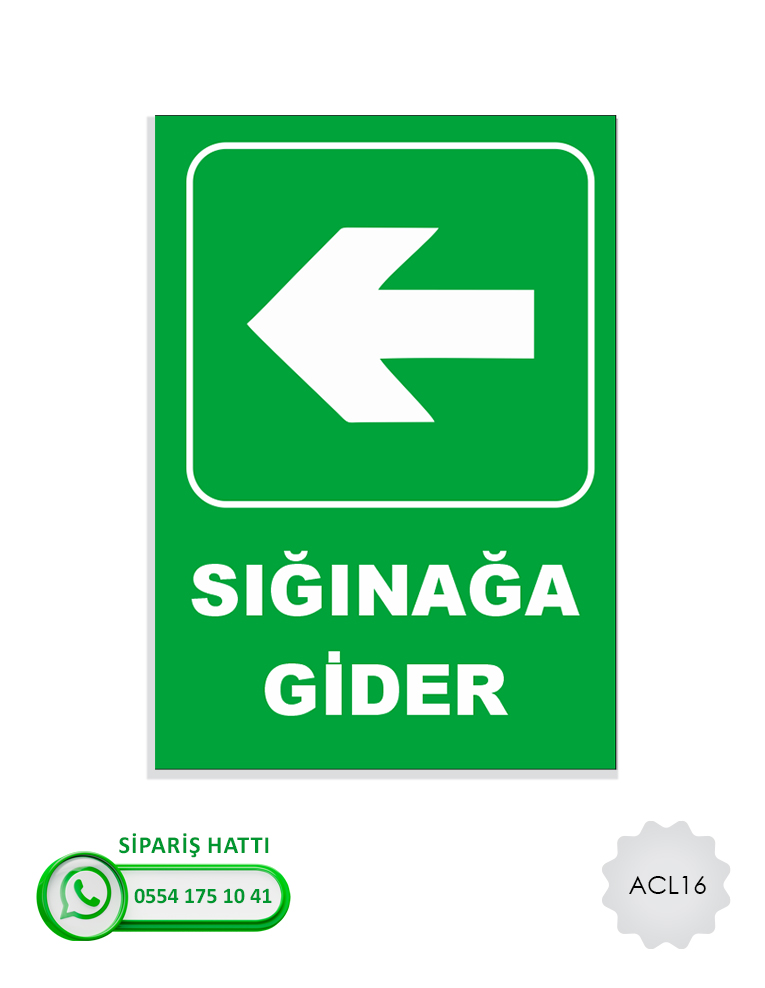 Acil Çıkış İlk Yardım Levhası