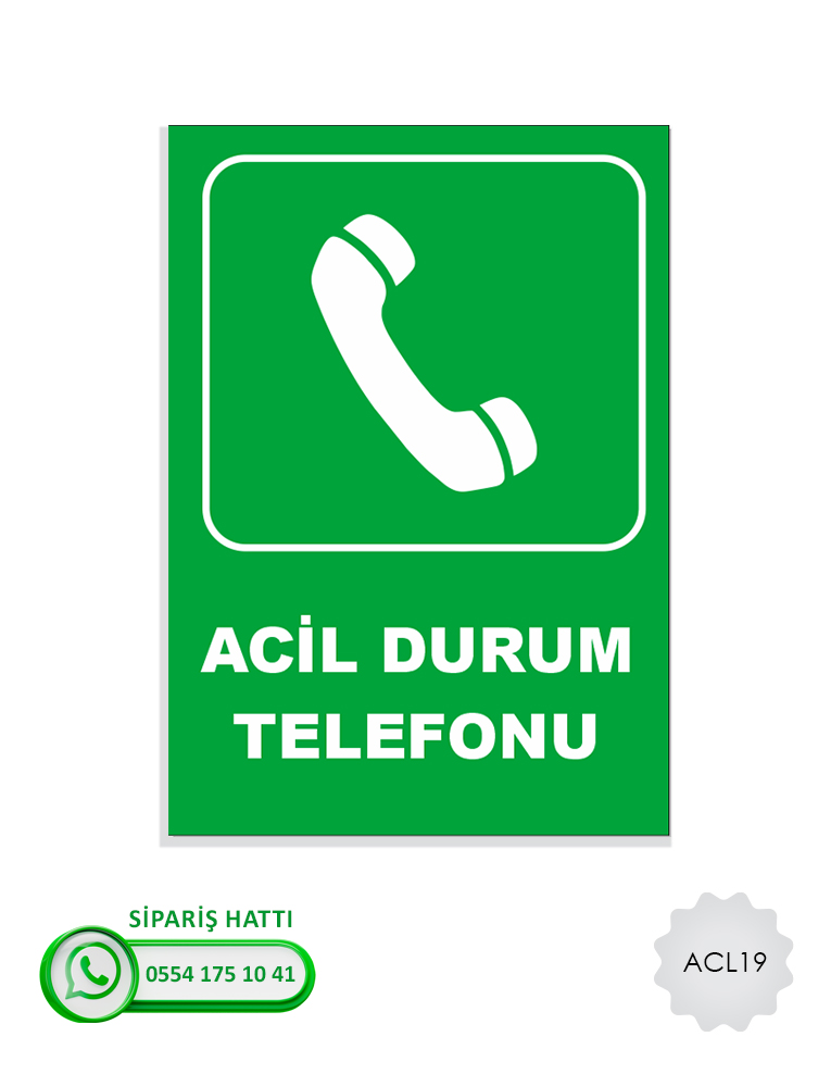 Acil Çıkış İlk Yardım Levhası