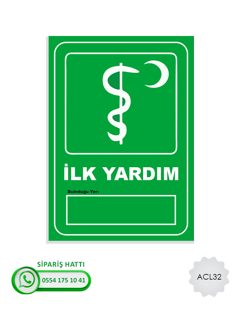 Acil Çıkış İlk Yardım Levhası