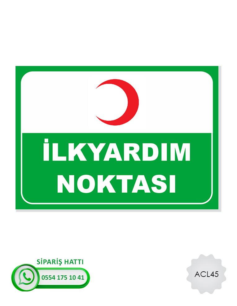 Acil Çıkış İlk Yardım Levhası