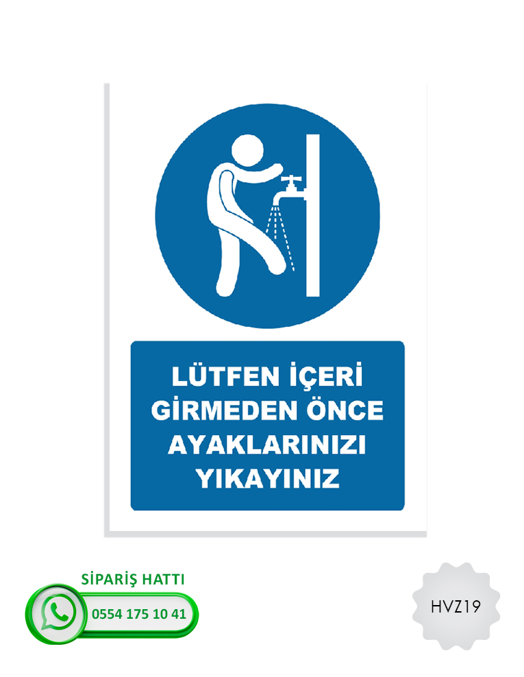 Havuz Uyarı Levhası