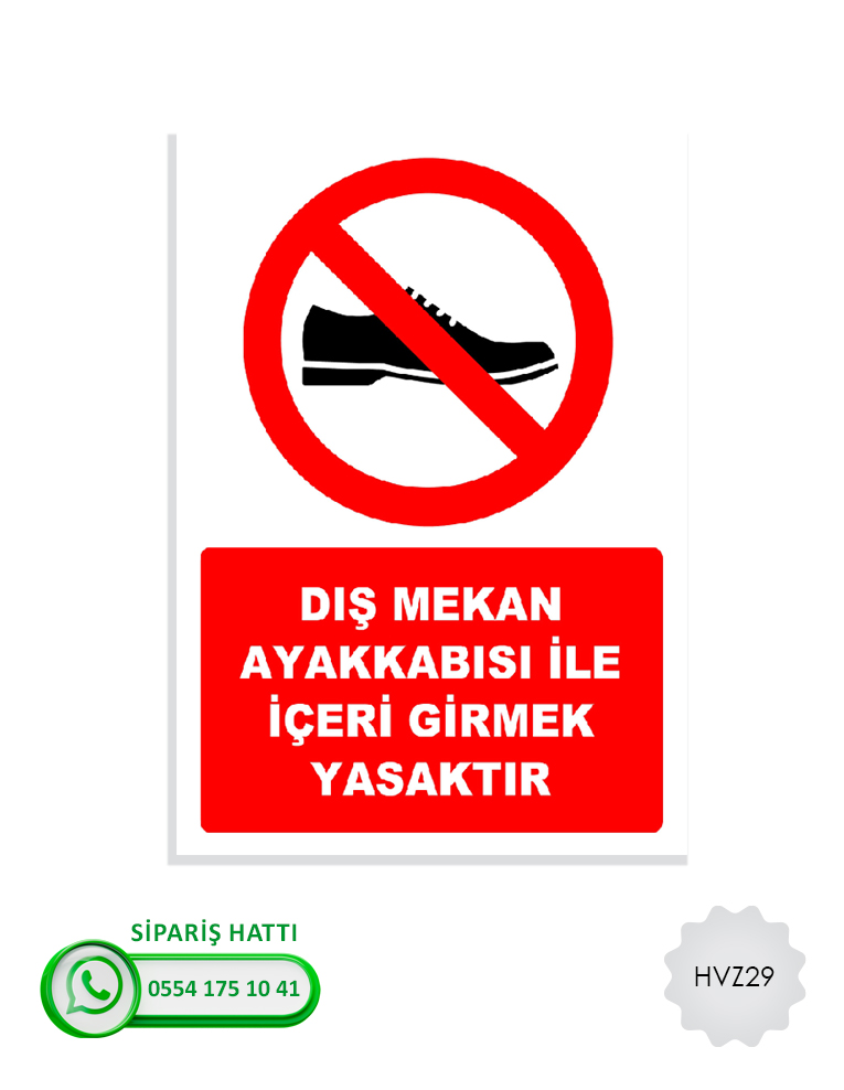 Havuz Uyarı Levhası