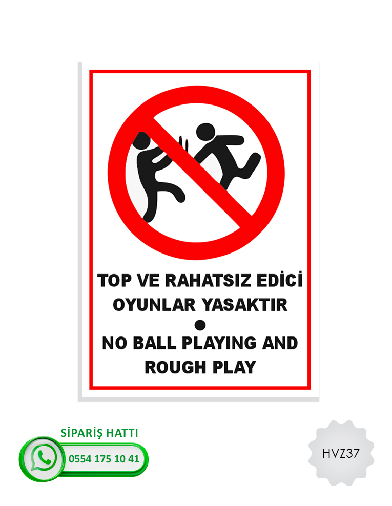 Havuz Uyarı Levhası