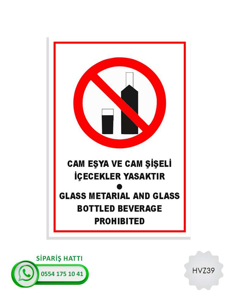 Havuz Uyarı Levhası