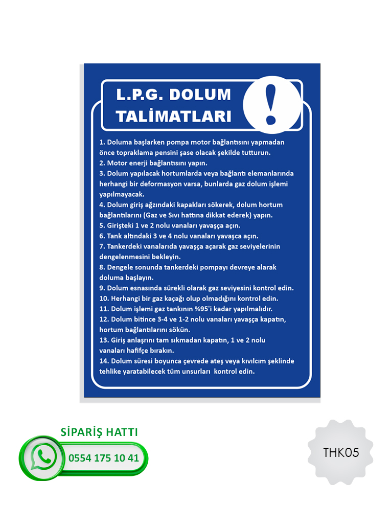 Tehlikeli Madde Atık Uyarı Levhası