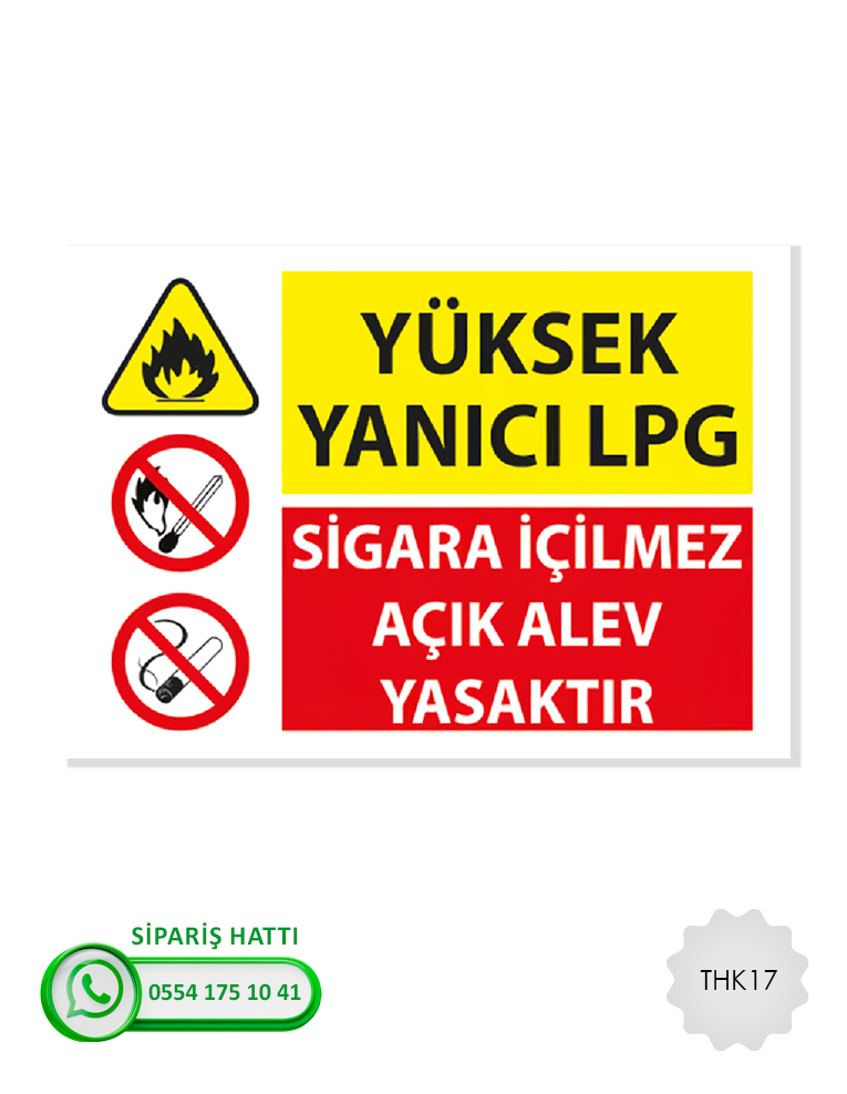 Tehlikeli Madde Atık Uyarı Levhası