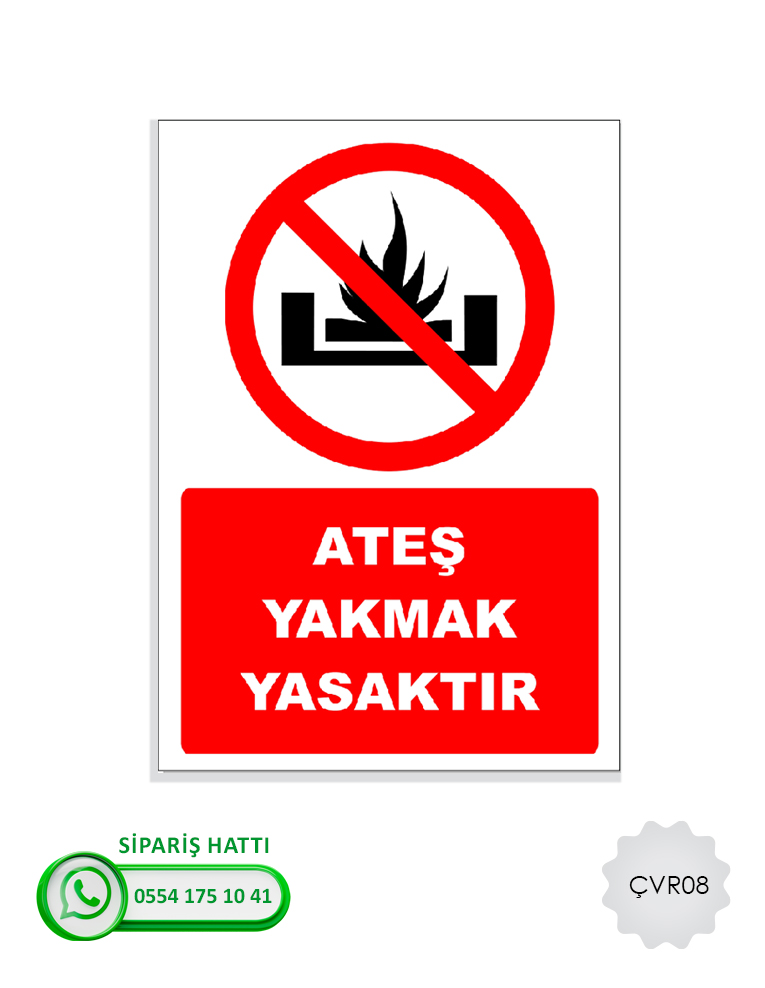 Çevre Uyarı Levhası