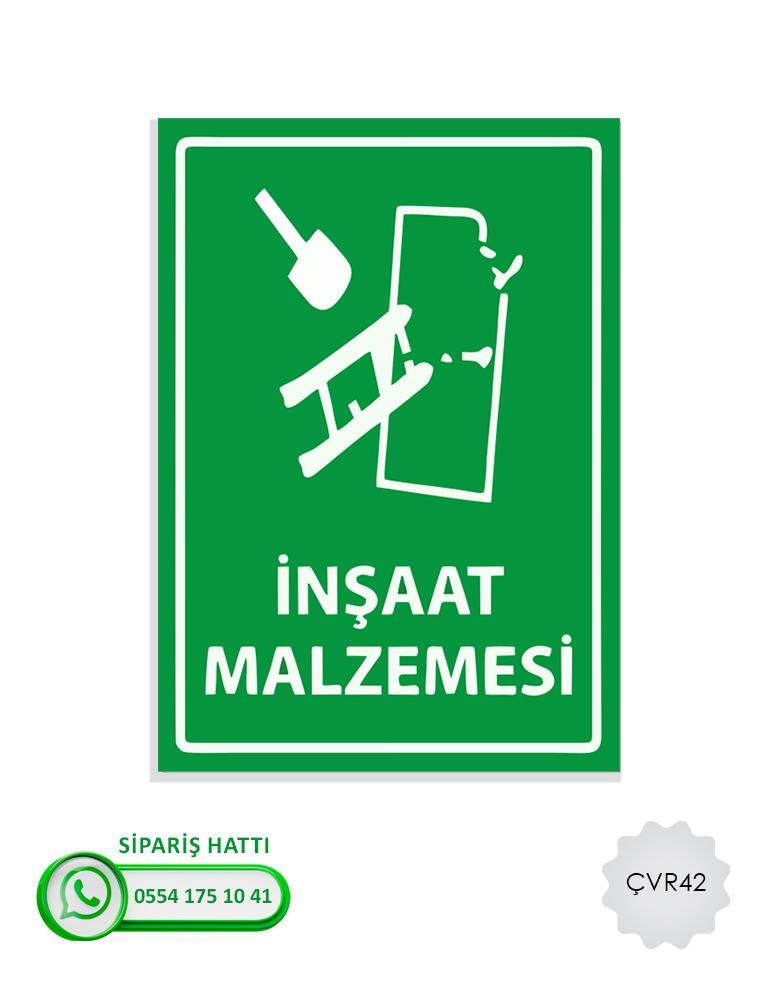 Çevre Uyarı Levhası