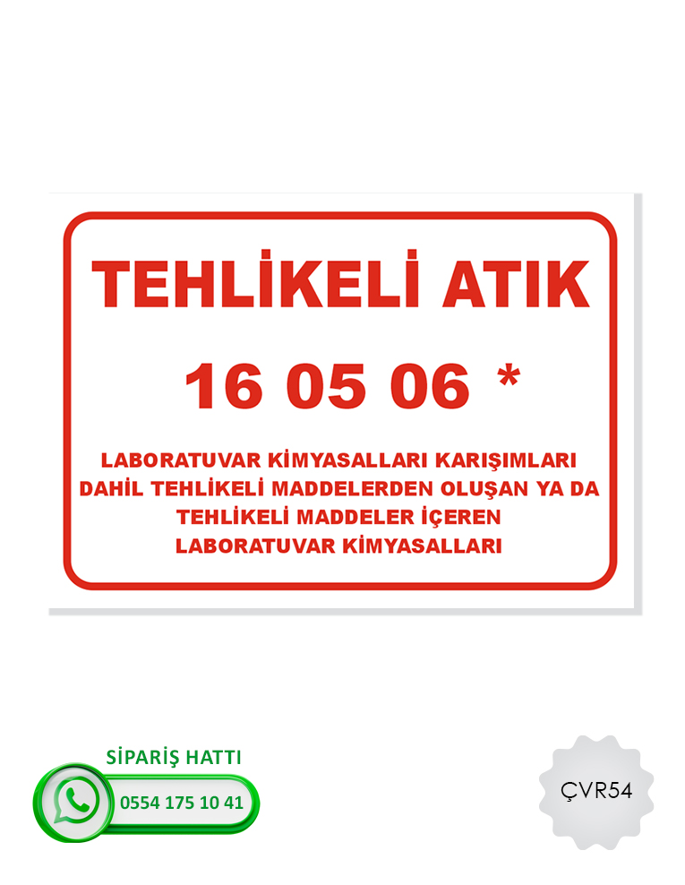 Çevre Uyarı Levhası