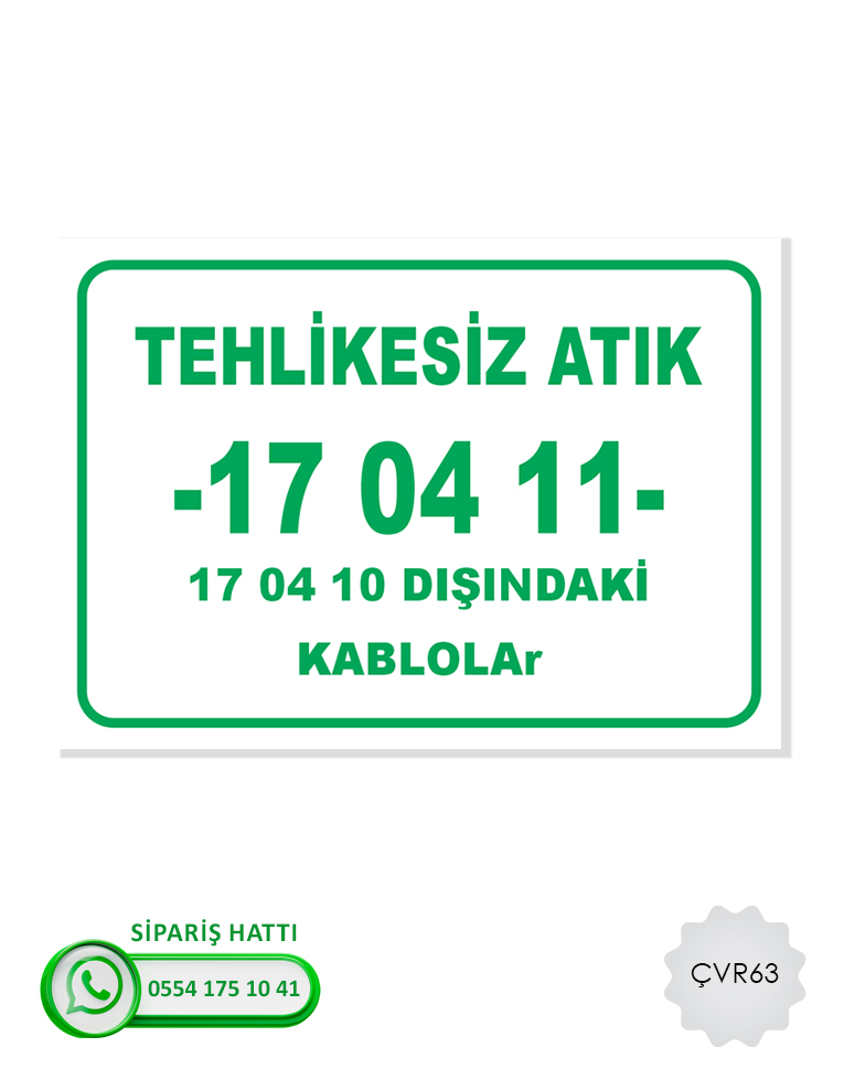 Çevre Uyarı Levhası